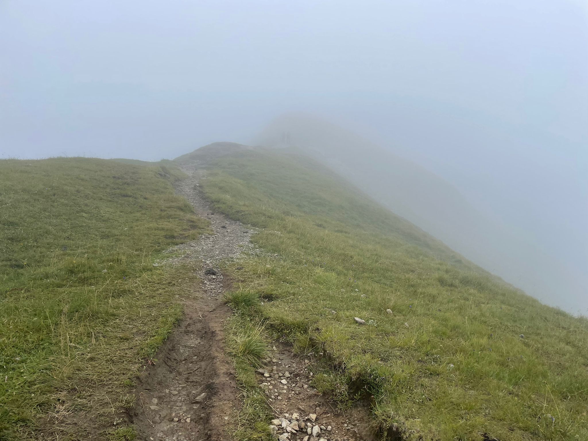 clouds covering path ahead
